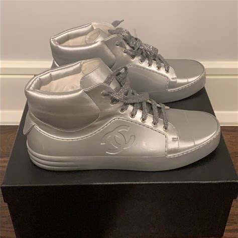 chanel high top sneakers replica|Chanel sneakers brand new.